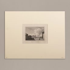 Piazza Duomo a Mantova del 1840